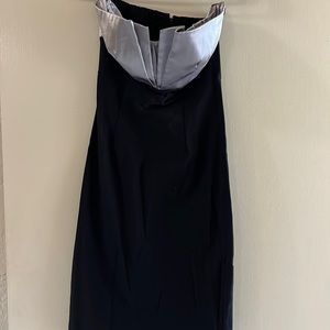 Formal black and silver dress